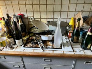 Nettoyage appartement très sale