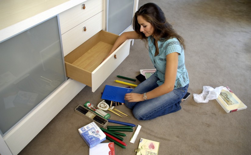 Trier et ranger ses produits d’entretien