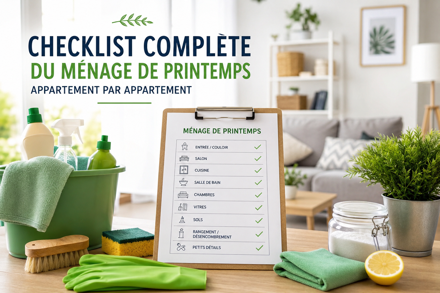 ménage de printemps appartement
