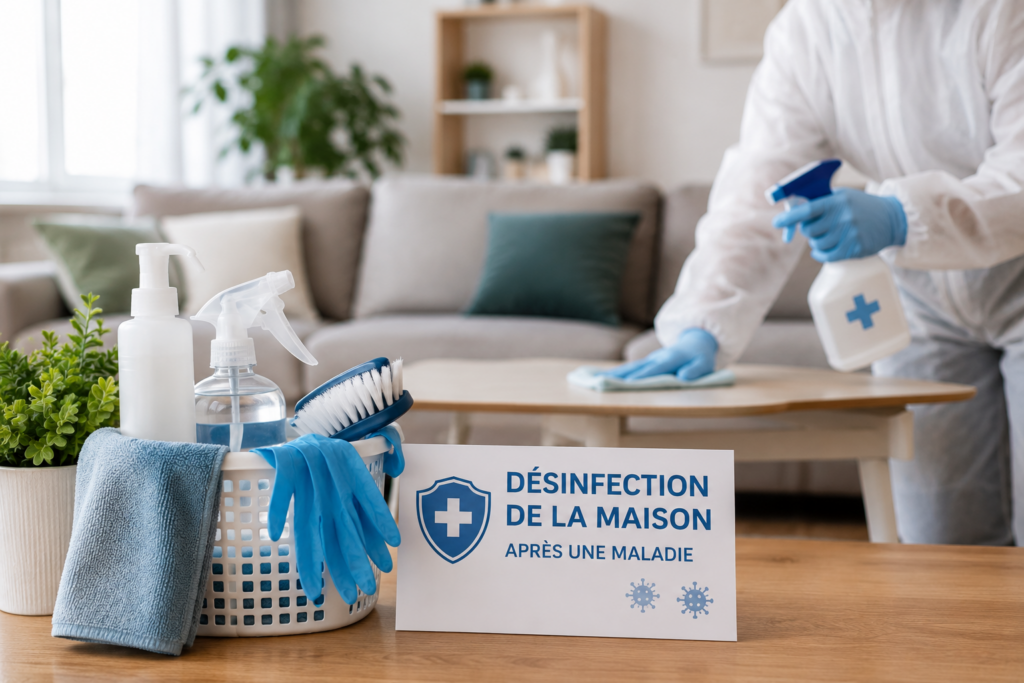 comment désinfecter efficacement une maison après une maladie
