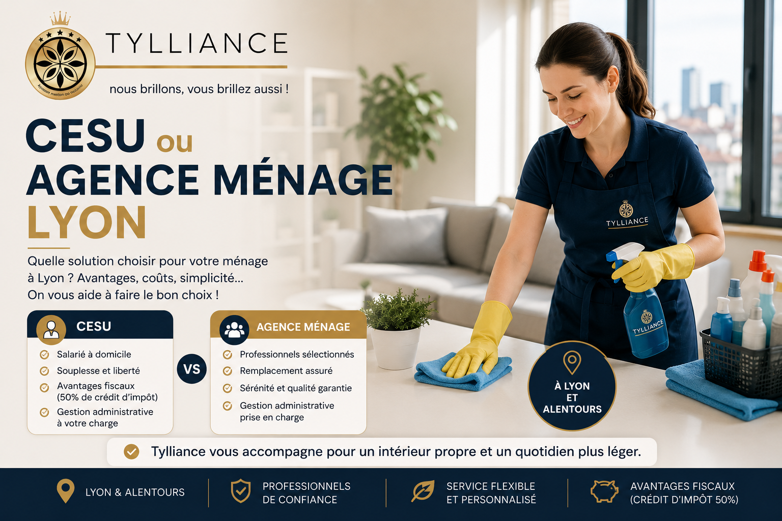 CESU ou agence ménage Lyon