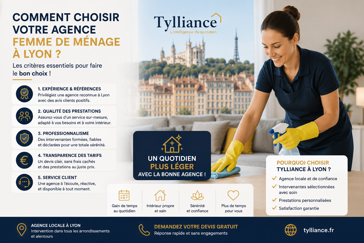 choisir agence femme de ménage Lyon