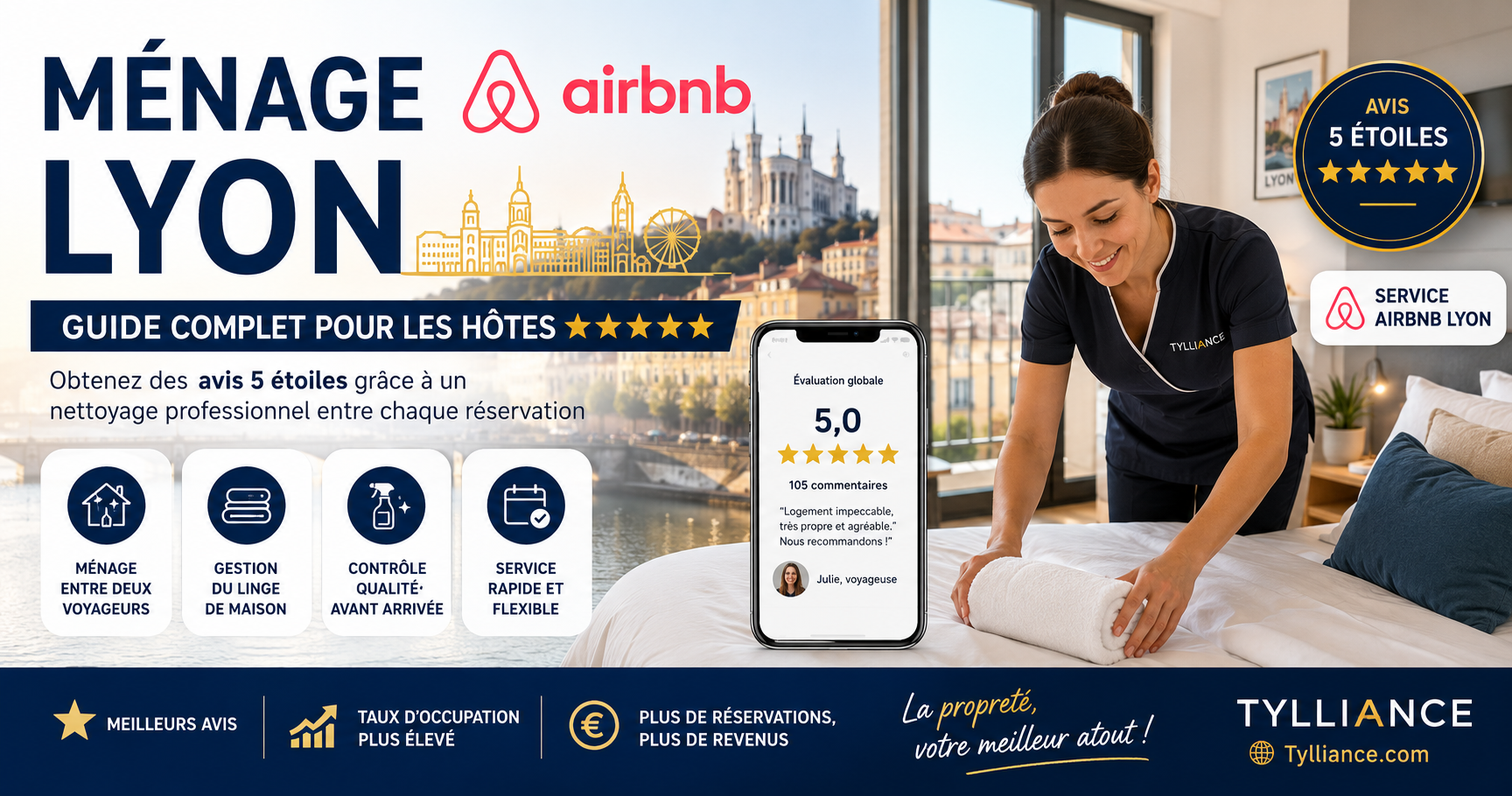 Ménage Airbnb Lyon
