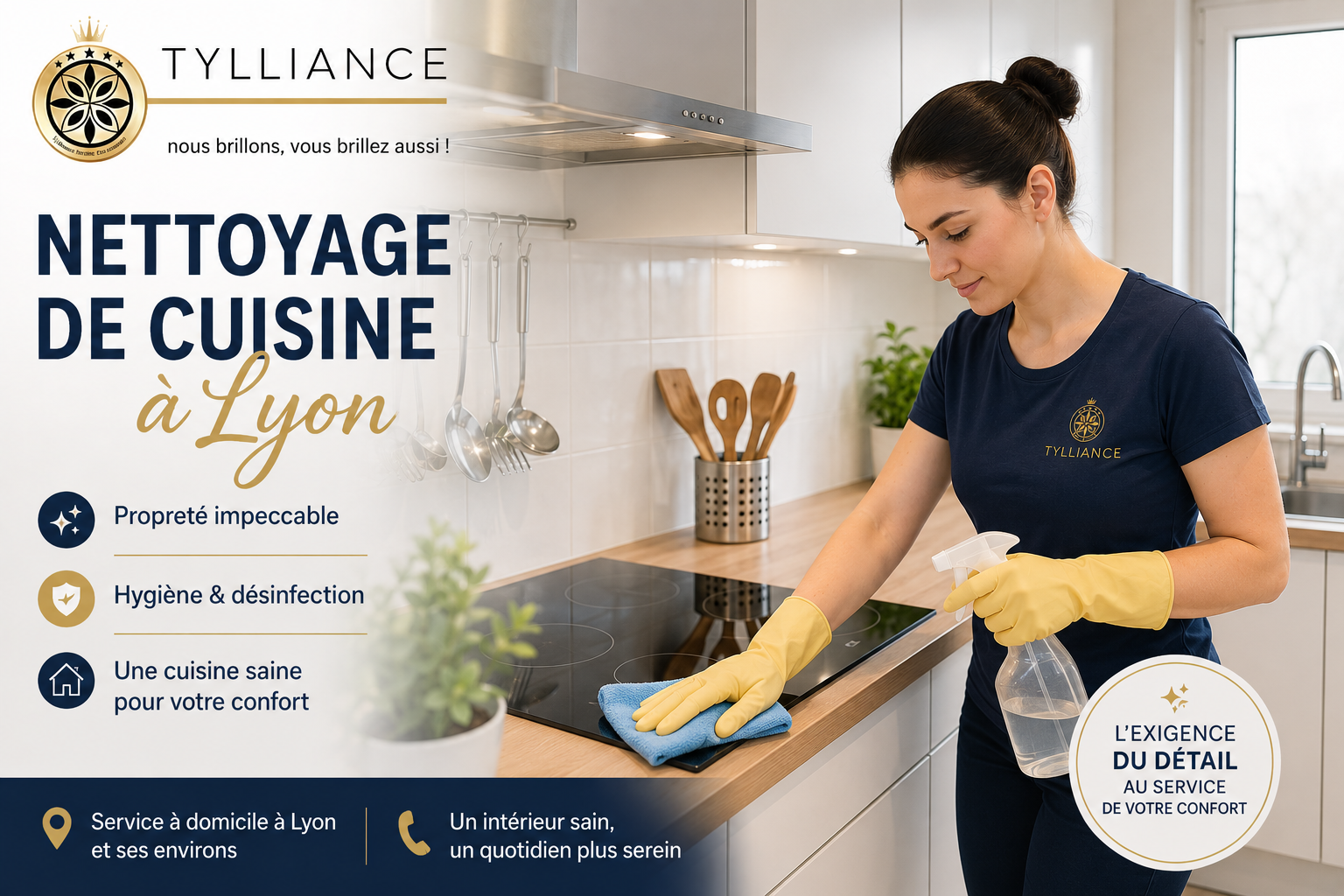 Nettoyage de cuisine à Lyon