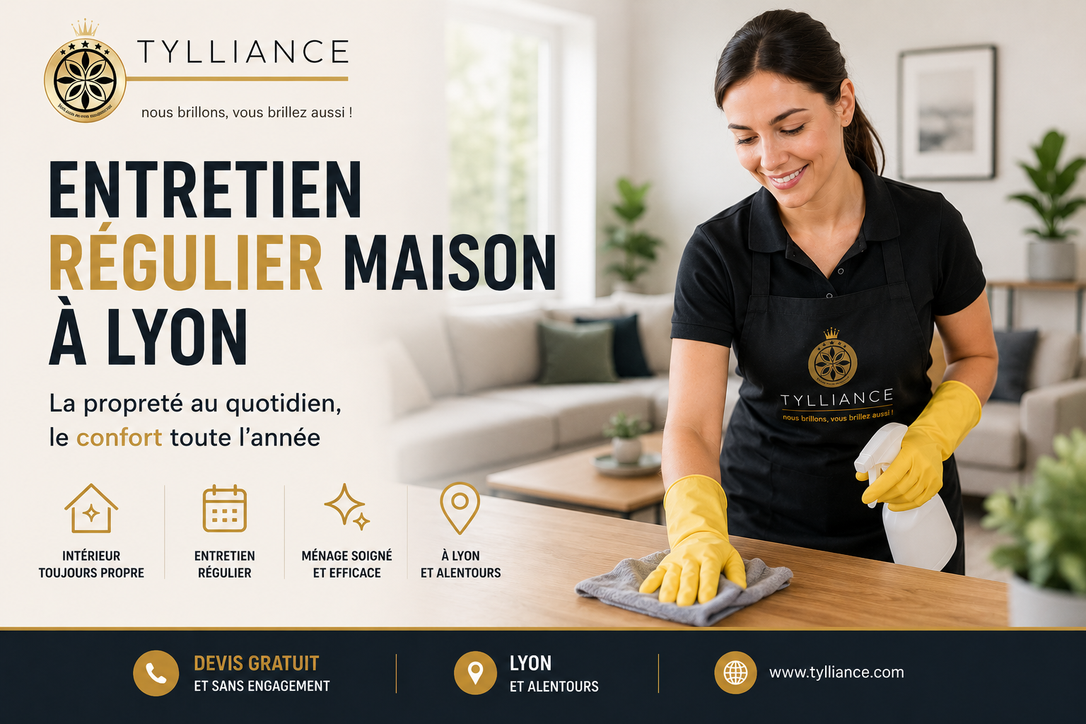 entretien régulier maison Lyon