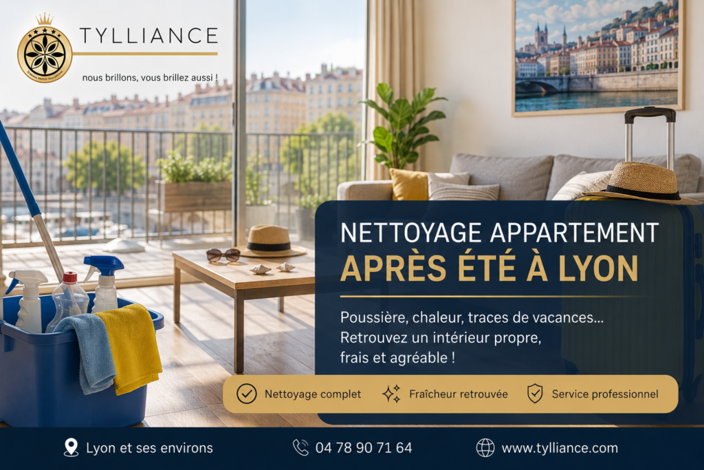 nettoyage appartement après été Lyon