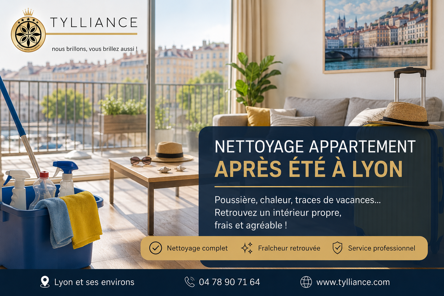nettoyage appartement après été Lyon