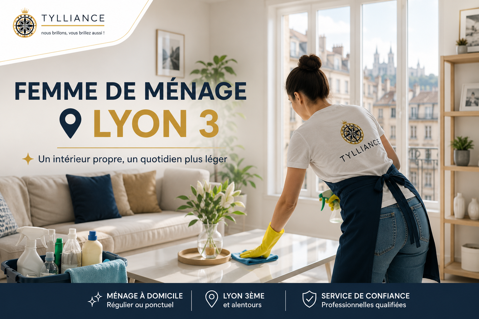 femme de ménage Lyon 3