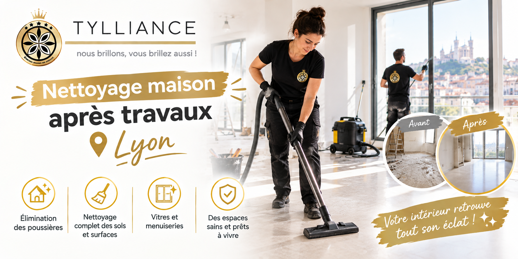 nettoyage maison après travaux Lyon